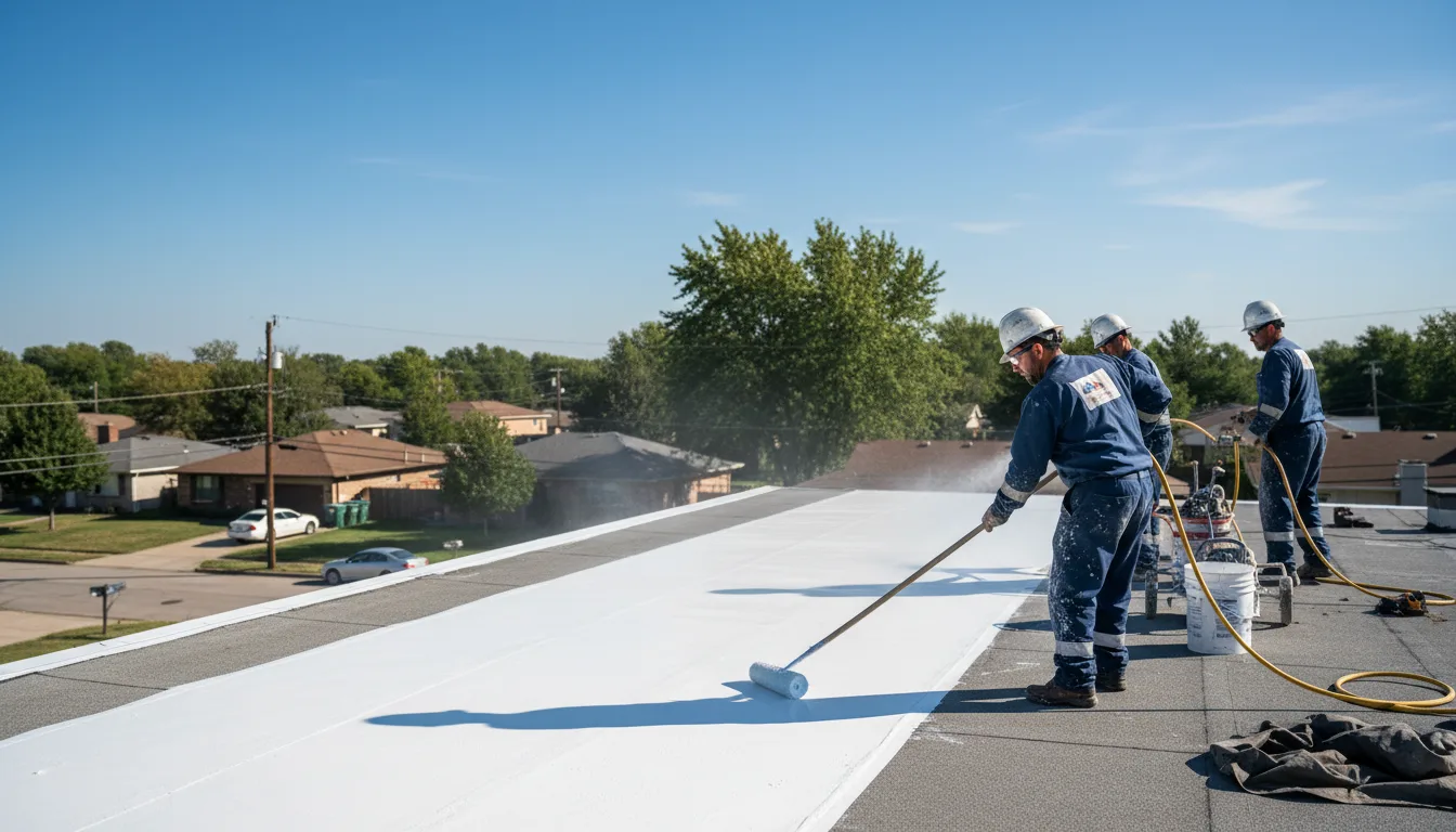 Commercial roof coating in Prairie Village, KS near me